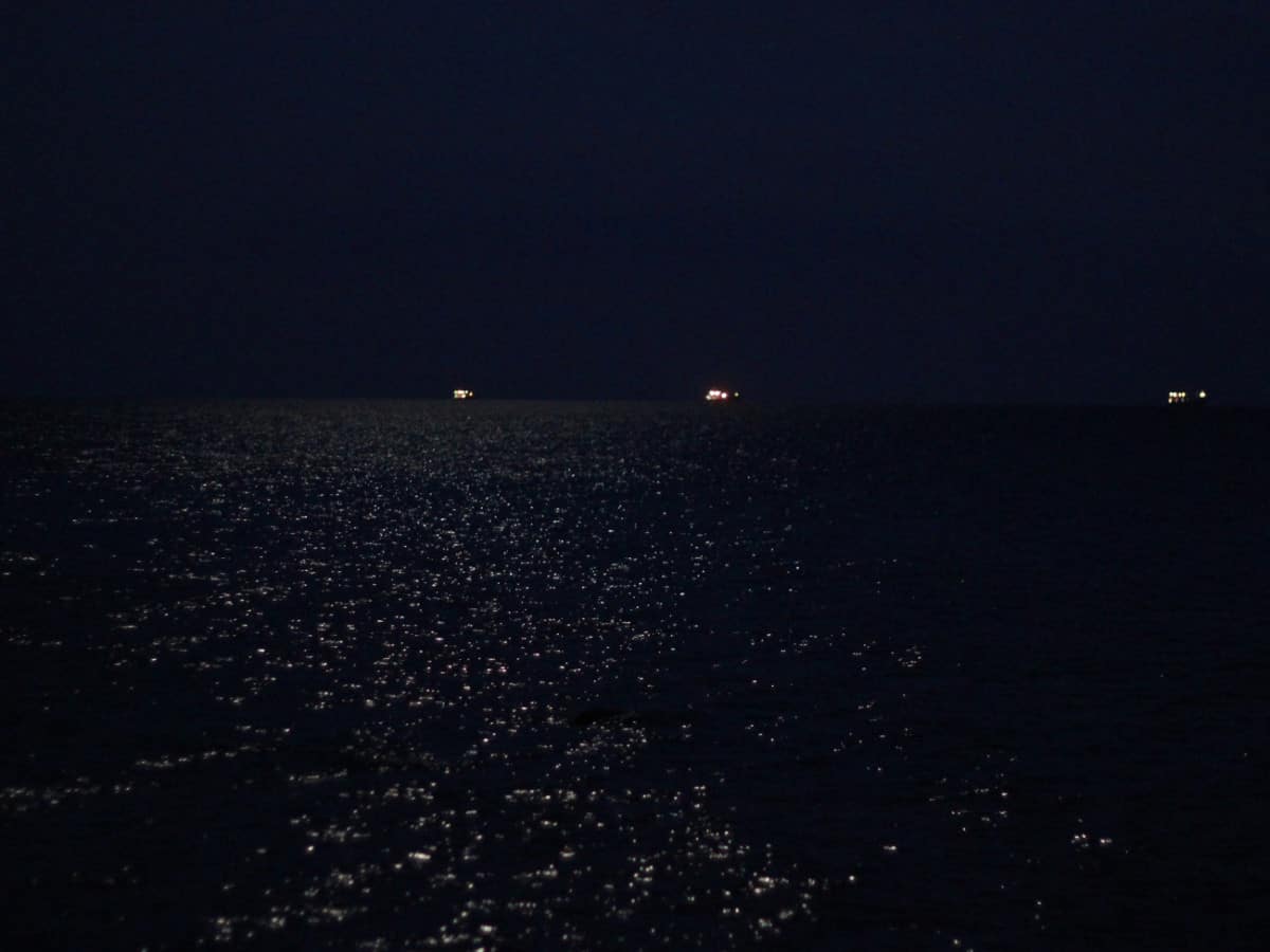 ночное Черное море