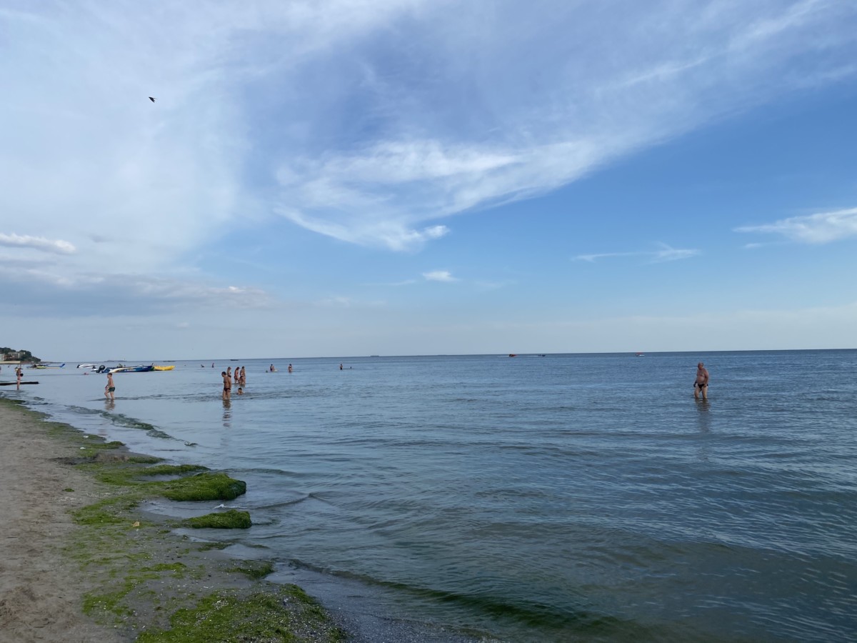 Море в Коблево июль 2020