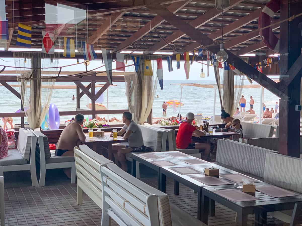 Ресторан в Коблево вид на море
