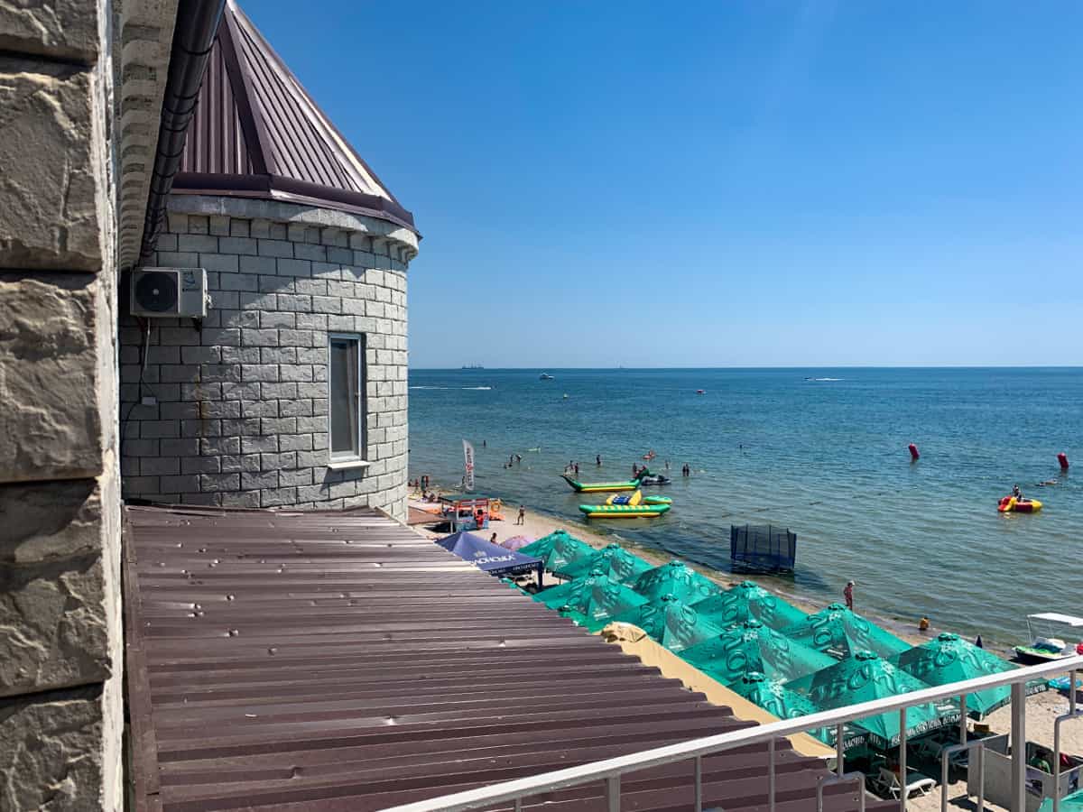 Вид на море в Коблево веб камеры курорта