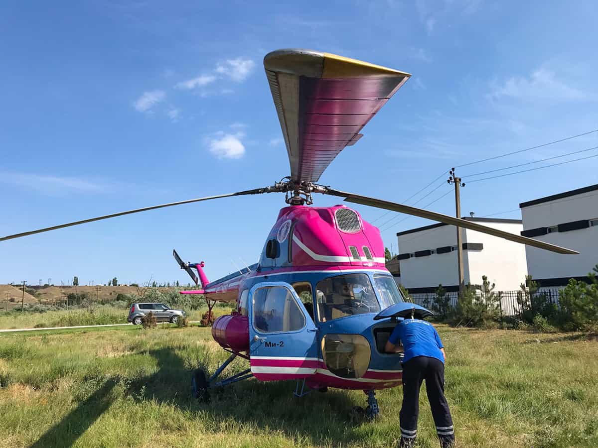 сколько стоит экскурсия на вертолете в Коблево