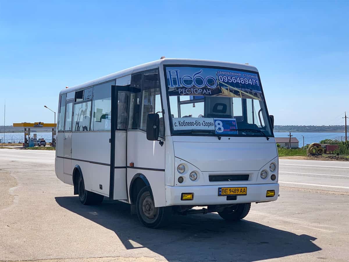 Автобус по курорту Коблево