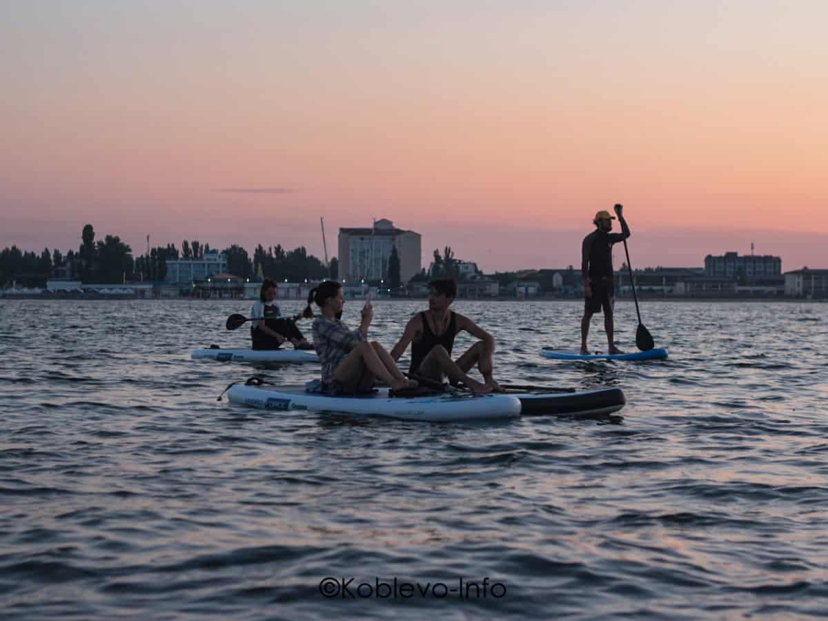 Виды спорта на воде в Коблево