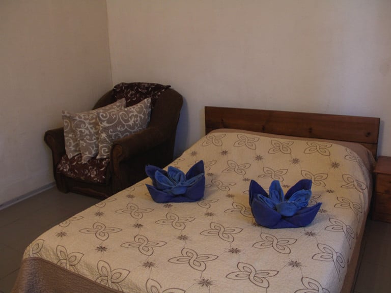 Фото спальни в коттедже Посейдон Люкс в Коблево