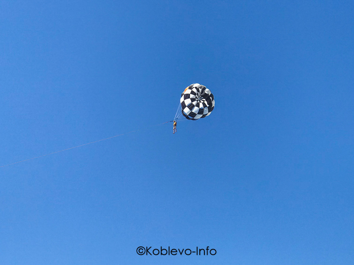 Полет с парашютом в Коблево летом