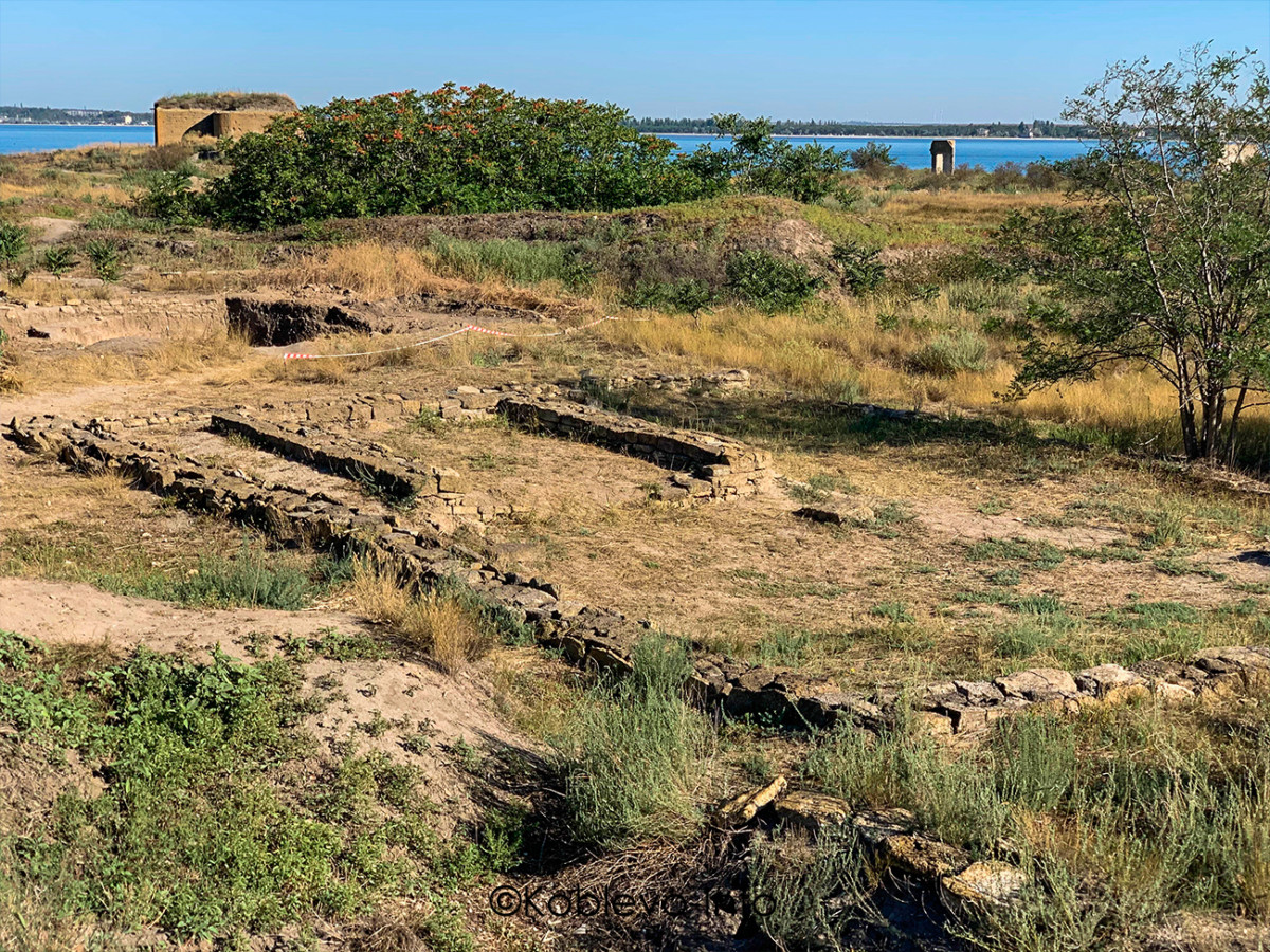 Археологические раскопки на острове Березань