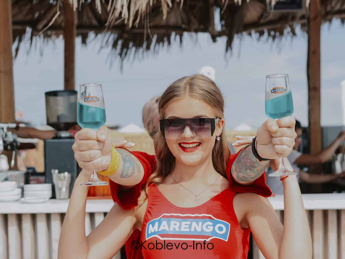 Вечеринка Маренго на пляже Бора Бора в Коблево