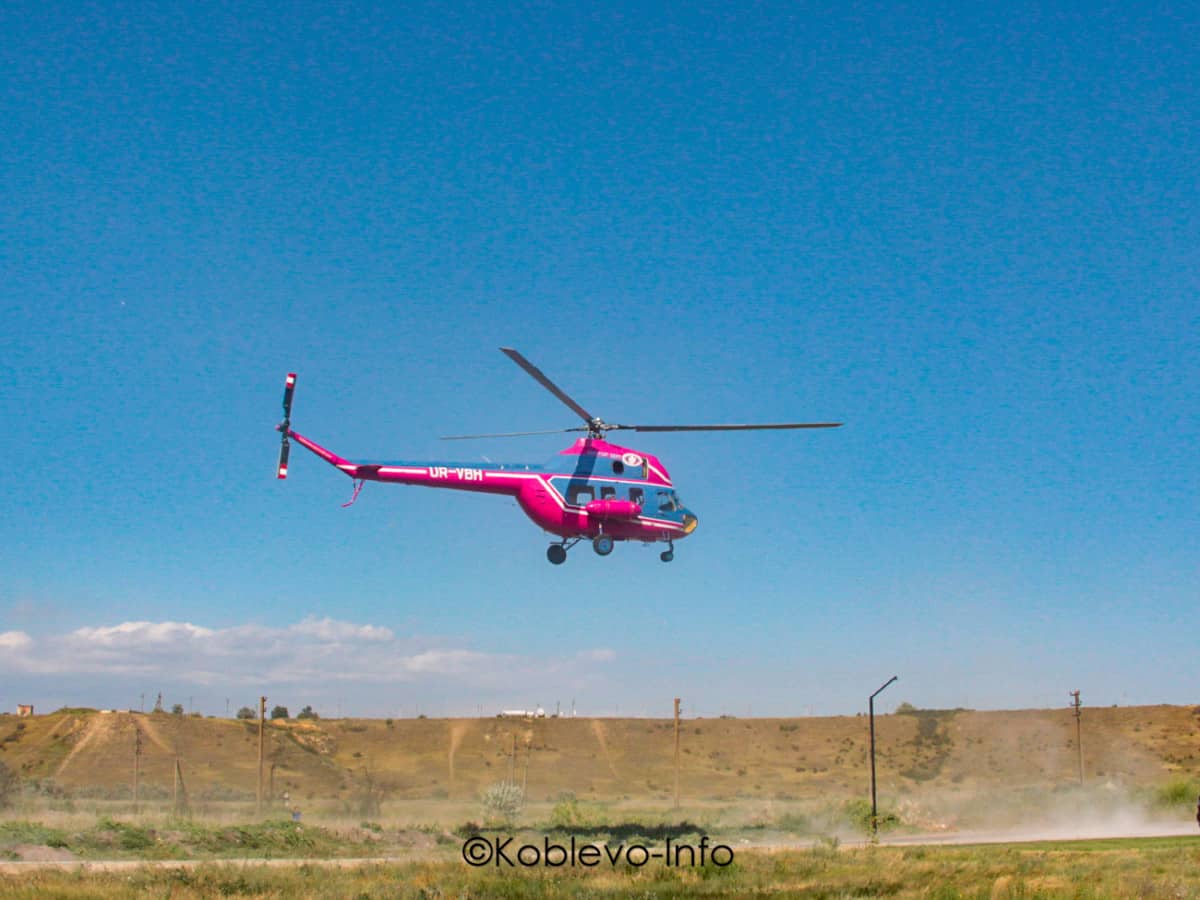 Полеты на вертолете в Коблево