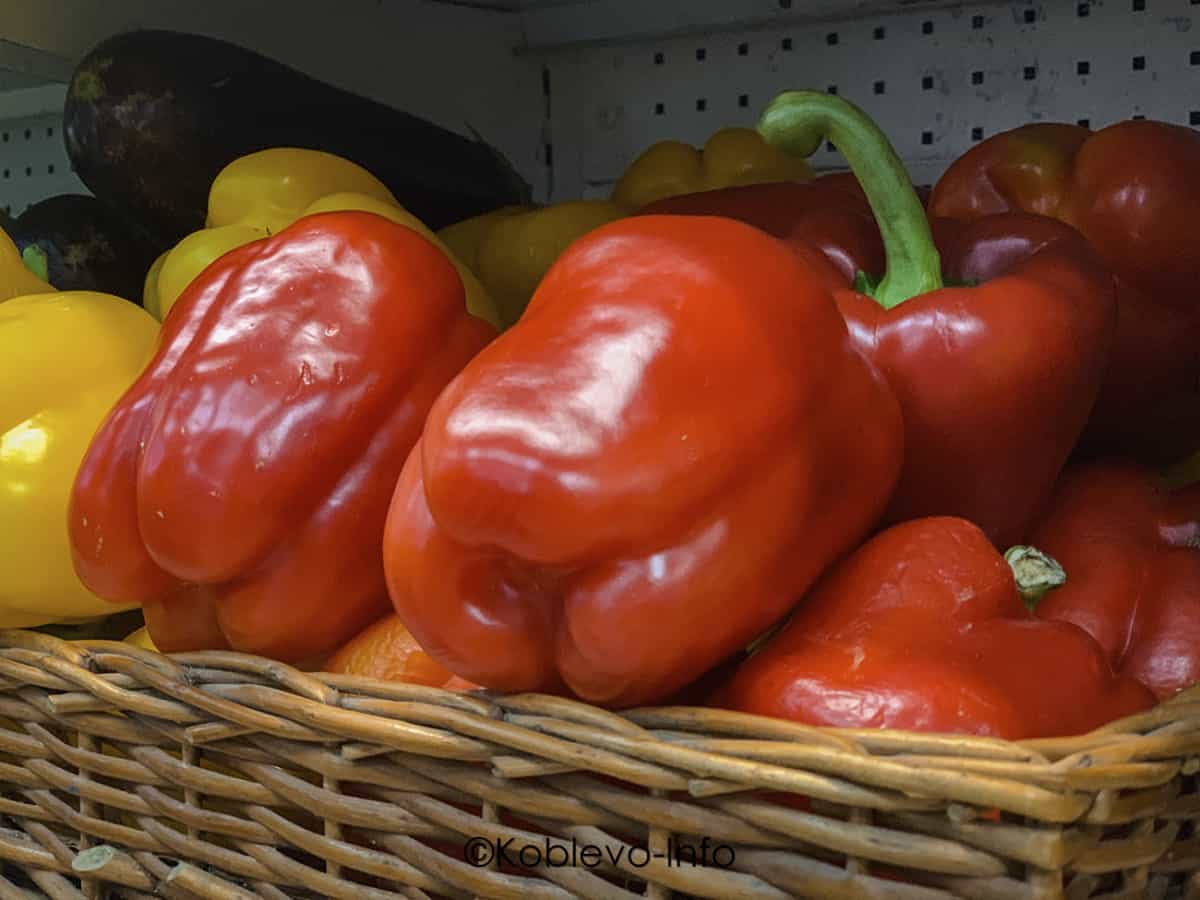 Цены на овощи в магазинах Коблево
