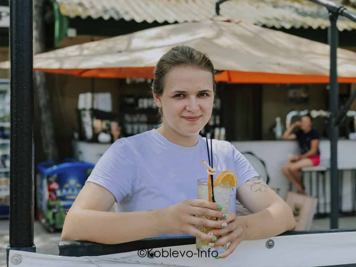 Кафе в Украинской зоне Коблево