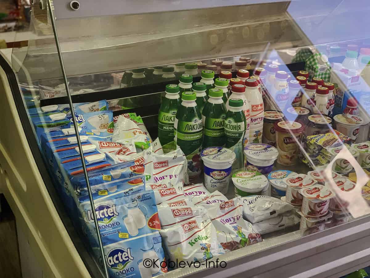 Где купить молочные продукты в Коблево
