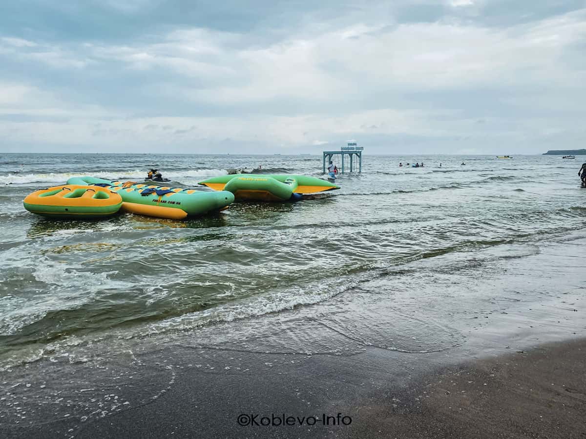 Водные развлечения на пляже Бора Бора в Коблево