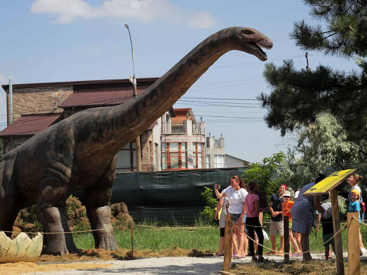 дино-парк в коблево фото динозавров