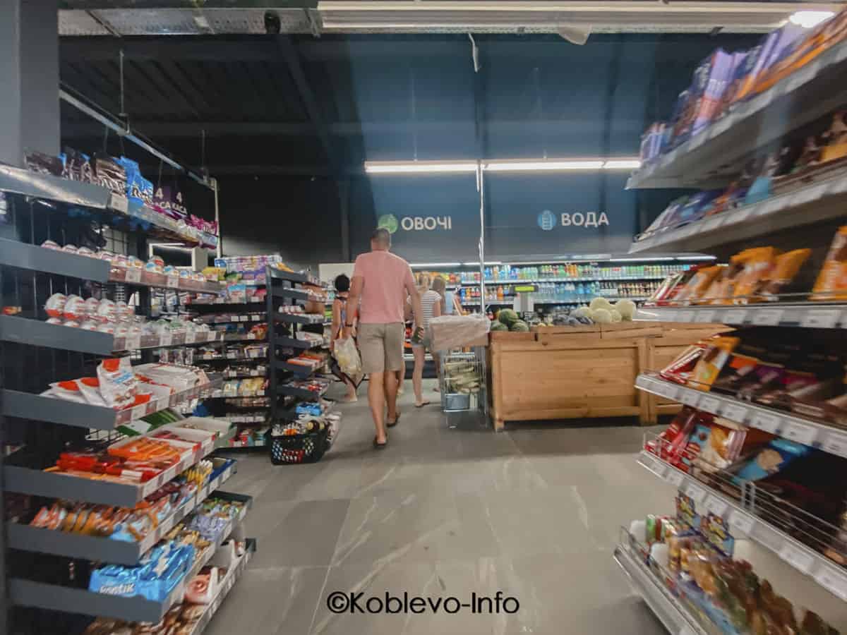 Супермаркеты в Молдавской части Коблево