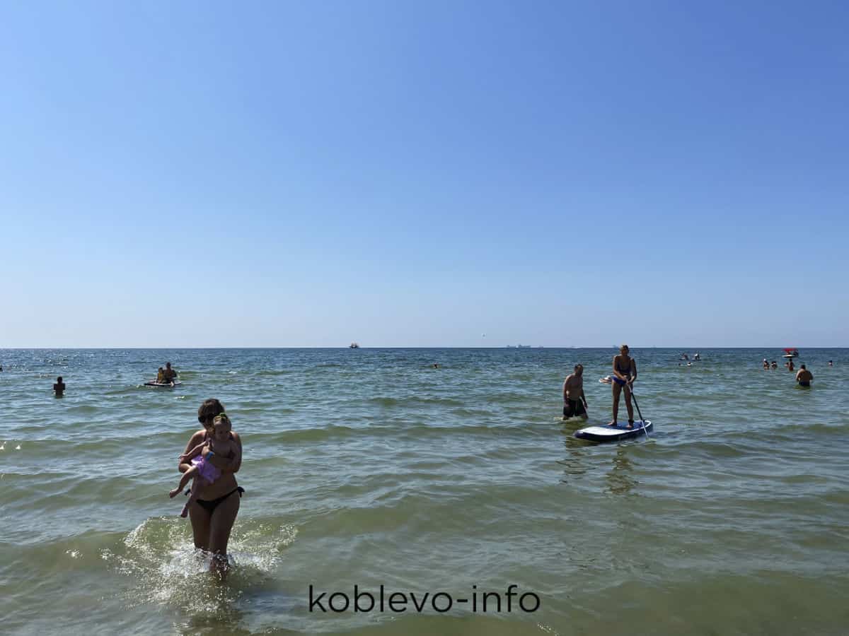 Чистое море в Коблево