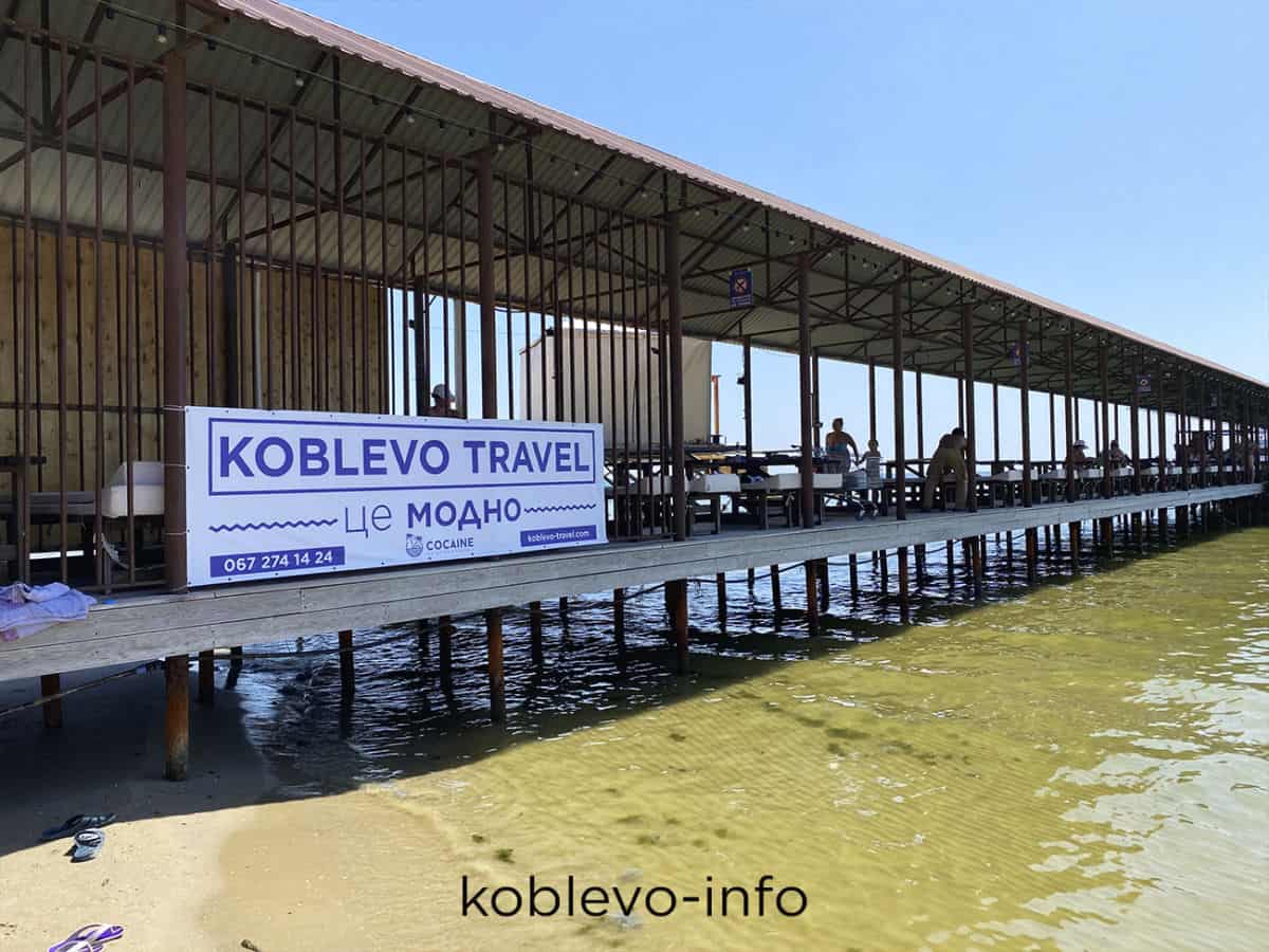 Koblevo Travel баннер на пляже Коблево
