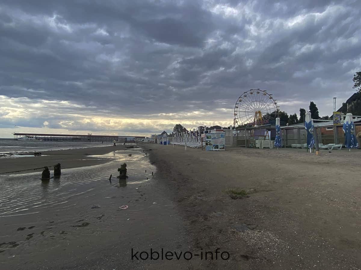 Обзор пляжа Коблево сегодня 02.09.2021