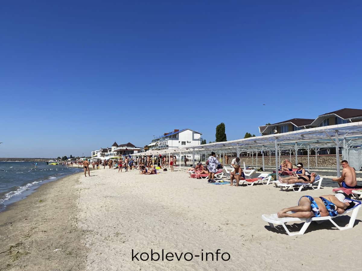 Обзор пляжей в Коблево сегодня 08.09.2021